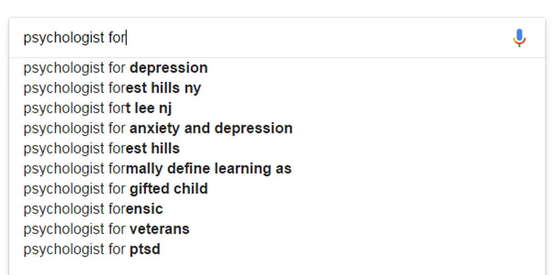 Psychologist For Search Results