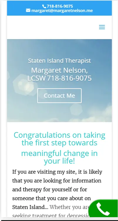 Therapy Website Mobile Optimized