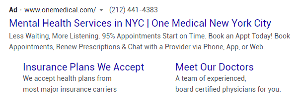 private practice ad